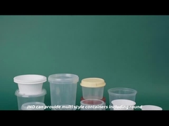 Пищевая индивидуальная цифровая печать мороженое чашки с крышкой одноразовые пластиковые йогуртные чашки