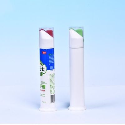 TPE 100Ml Global Custom Color Airless Toothpaste Pump Tube Bottle