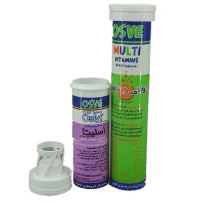 Small Tube Custom Color Plastic Bottles for VC Effervescent Tablets Capsule Container