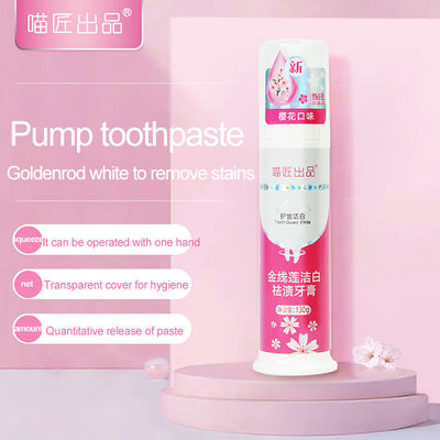 Squeeze Toothpaste Repair Gums and Whiten Teeth with Herbal Ingredient OEM Accepted