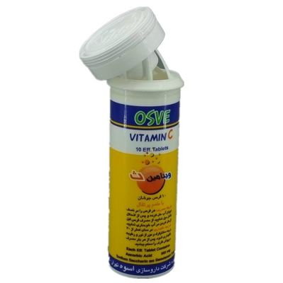 Effervescent Vitamin C Tube Candy Dispenser Bottle with Twist Lock Food Grade PP