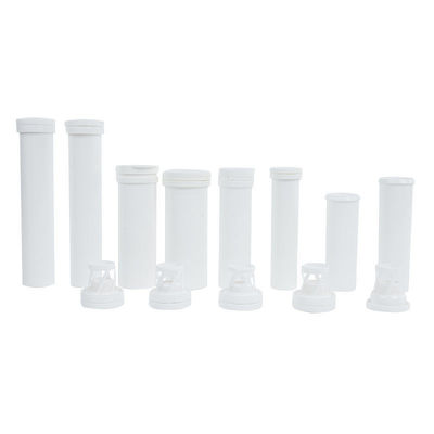 PP Material Vitamin C Plus Effervescent Tablet Bottle Custom Logo Empty Pill Tube with Cap