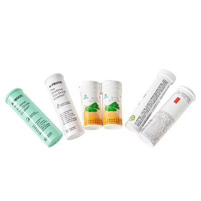 80ml Medical Cylinder PP Plastic Pill Capsule Vitamin Effervescent Tablet Tube Bottle With Proof Cap