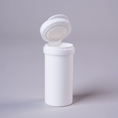 Effervescent Tablets Packaging Tubes PP Material Custom White Plastic Heart Print Cover