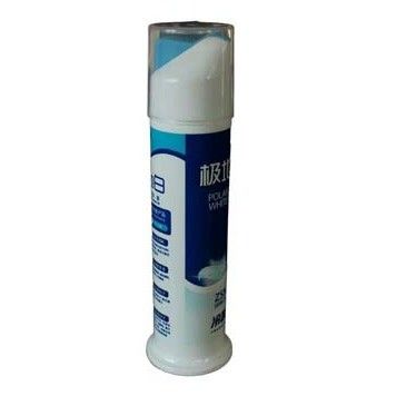 Customized Logo 100ml 110ml PP Airless Pump Tube Bottle For Toothpaste Botol Plastic