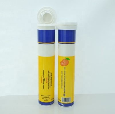 Small Tube Custom Color Plastic Bottles for VC Effervescent Tablets Capsule Container