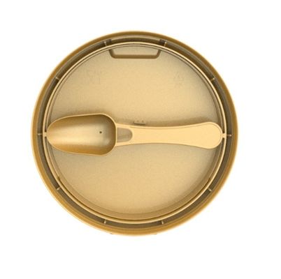 OEM принимается Flip Top молочный порошок может покрыть BPA свободный пластиковый оловянный крышка с ложкой