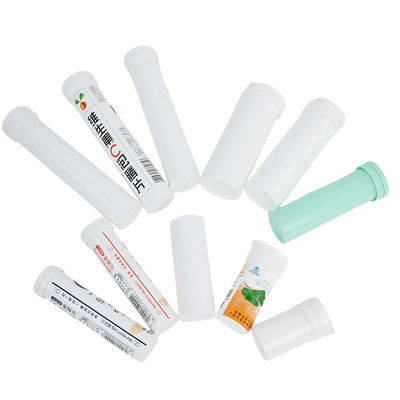 Customized Molding 40/50/60 Ml Empty Tube for Electrolyte Tablets Long White Packaging