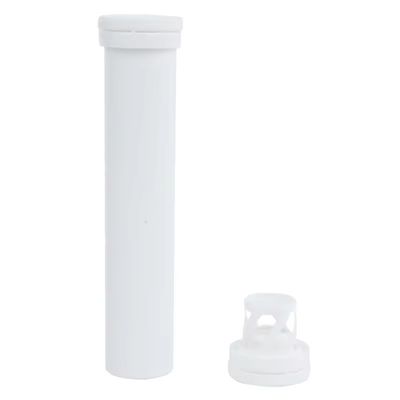 Matte Surface Vitamin Effervescent Bottle 150ml PP Straight Plastic Tube for Travel Empty
