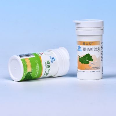 Healthy PP Effervescent Tablet Tube for Empty White Plastic Vc Calcium Tablet Bottles