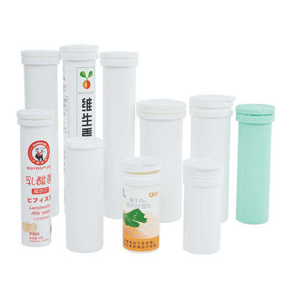 PP Collar Material Biodegradable Effervescent Tablet Tube for Eco-Friendly Packaging