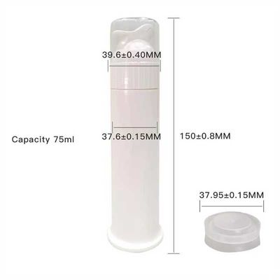 Leak-proof Food Grade PP Pump Bottle Dispenser Custom Logo and Color available 75ml