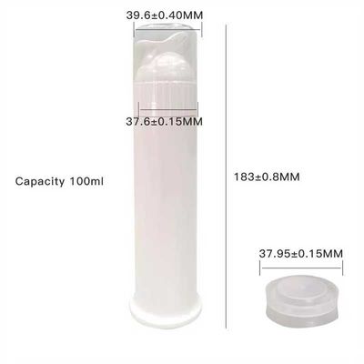 Eco-Friendly 100ml PP Plastic Airless Toothpaste Pump Customizable